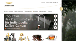 Desktop Screenshot of lindenkaffee.com